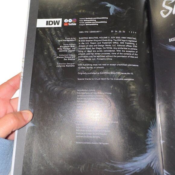 Sleeping Beauties Vol. 2 Graphic Novel First Printing Stephen King, Owen King, a - Picture 8 of 9